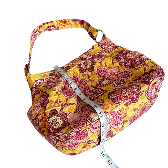 Bail Gold & Pink Floral Design Vera Bradley Set Purse Tote Bag Wallet Wristlet! - Picture 4 of 11